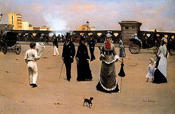 Jean Béraud, La Place et le Pont de l'Europe (entre 1876 et 1878), localisation inconnue.