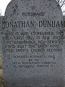 Jonathan Dunham WoodbridgeNJ Memorial.JPG