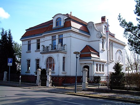 Jugendstilvilla des Mühlenbesitzer Hinselmann