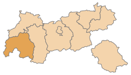 District de Landeck - Carte