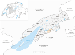 Aegerten - Carte