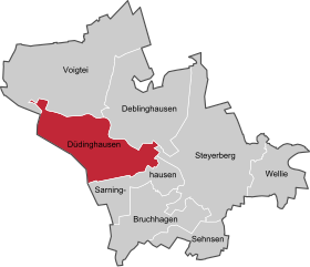 Localisation de Düdinghausen