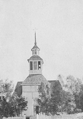 Illustrasjonsbilde av seksjonen Old Church of Kauhava