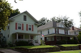 Domy v historické čtvrti Kendall Place