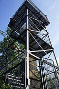 Observation tower with triangulation column, 1st order station