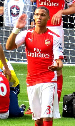 Kieran Gibbs 2014-ben az Arsenal színeiben