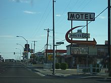 Motels along Andy Devine Avenue in Kingman in 2004