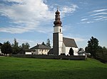 Catholic parish church hl.  Stephan and cemetery