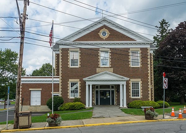 Lumbard Hall, Clinton, NY, which houses both the Kirkland Town Hall and the offices of the village of Clinton.