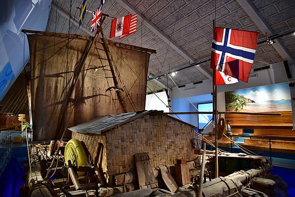 The Kon-Tiki raft at the Kon-Tiki Museum, Oslo