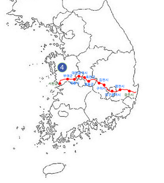 <span class="mw-page-title-main">National Route 4 (South Korea)</span> Road in South Korea