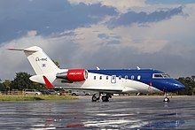 LAR Bombardier Challenger 605 at KRSW.jpg