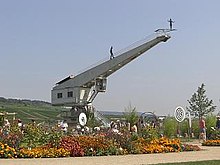 Crane as an object of art at the 2008 State Garden Show