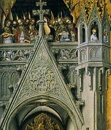 Detail showing the ruined castle Last Judgement Lochner detail4.jpg