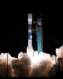 Team Vandenberg successfully launches a Delta II rocket from Space Launch Complex-2 at 12:46 a.m. Friday. The rocket carried the OSTM/Jason-2 Satellite into an 830-mile near-circular orbit. Launch of Delta II rocket carrying Jason-2 (080620-F-0000D-472).jpg