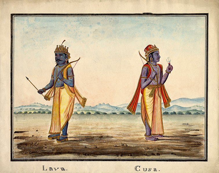 File:Lava and Kusa, the sons of Rāma..jpg