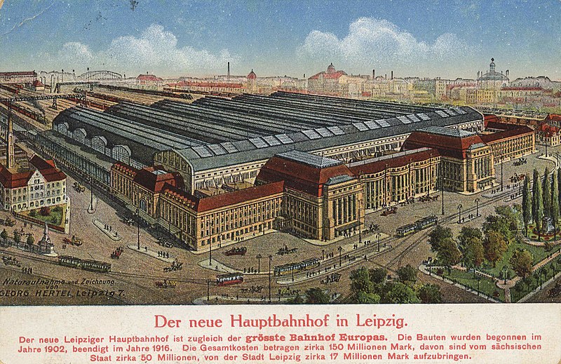 File:Leipzig, Sachsen - Bahnhof (2) (Zeno Ansichtskarten).jpg