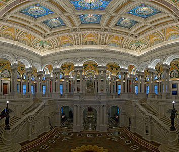 Library of Congress Great Hall in Washington, D.C. (USA)