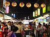 A typical night market in Taiwan may sell anything from food to clothing to fortune telling services