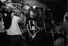 Matt Bettinelli-Olpin at 924 Gilman Street, 1997. Link 80 at 924 Gilman.jpg