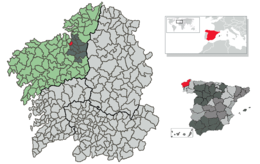 Betanzos – Mappa