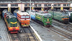 Locomotives in Oryol depot.jpg