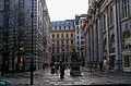 London - Royal Exchange - Statue of George Peabody 1869.jpg