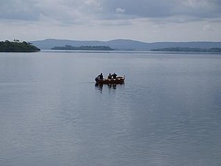 Lough Corrib lake in Galway, Connacht, Ireland