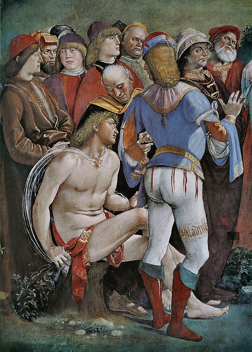 Testament and Death of Moses, detail