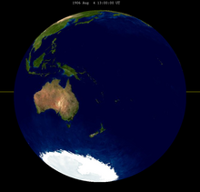 Lunar eclipse from moon-1906Aug04.png