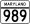 MD Route 989.svg