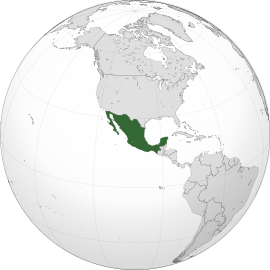 Localização do México