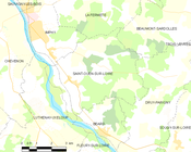 Saint-Ouen-sur-Loire所在地圖 ê uī-tì