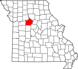 Map of Missouri highlighting Saline County.svg