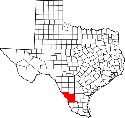 Map of Texas highlighting Webb County.svg