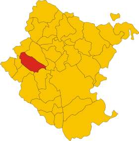 Localização de Terranuova Bracciolini