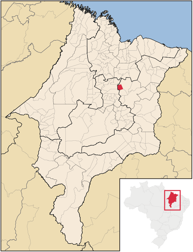Localização de Alto Alegre do Maranhão no Maranhão