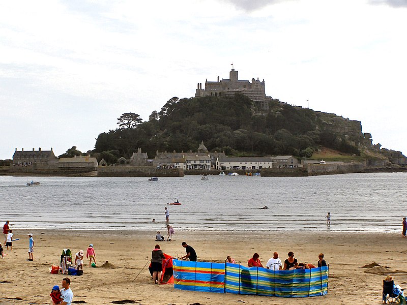 File:Marazion Beach and St Michael's Mount - geograph.org.uk - 1859035.jpg