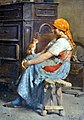 "Maria_Rosa_and_the_kitten_(1883),_by_Vincenzo_Caprile.jpg" by User:Niketto sr.