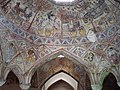 Freskana/poslikana dekoracija v hamamu iz časa vladavine šaha Abasa I. v Mašhadu v Iranu (16. ali 17. stoletje)