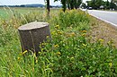 Milestone (round base stone), at km 50.54