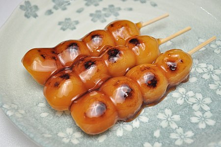 Mitarashi dango