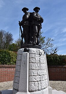 Monument tribute to the 37th Division (United Kingdom) a Monchy-le-Preux. Monchy-le-Preux - Monument hommage a la 37e Division britannique B.jpg