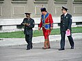 Mongolian officials in uniform