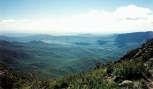 View from Mount Kaputar in west direction