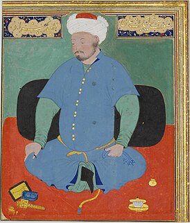 Портрет Мухаммеда ШейбаниКемаль-ад-Дин Бехзад, XVI век