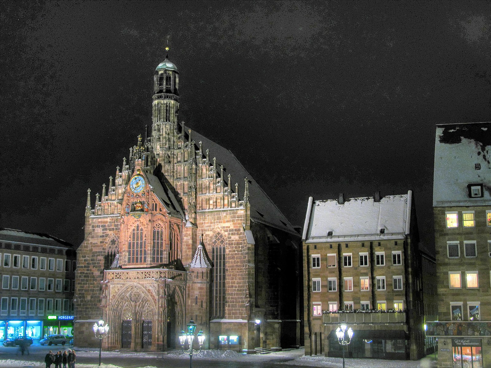 Церковь Фрауэнкирхе в Нюрнберге, Германия