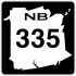 Route 335 shield