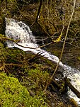 Vodopád Nant-yFfrith na střední úrovni