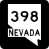 State Route 398 marker